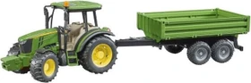 Bruder Profi-Serie John Deere 5115 M mit Bordwandanhänger