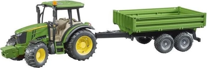 Bruder Profi-Serie John Deere 5115 M mit Bordwandanhänger