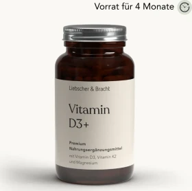 Liebscher & Bracht Vitamin D3 + K2 Kapseln, 120 Stück
