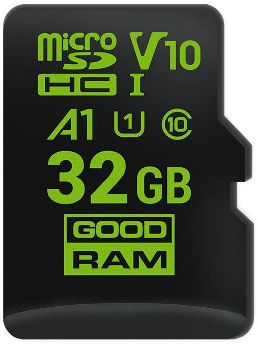 goodram M1A0 A1, microSD UHS-I U1, A1, V10