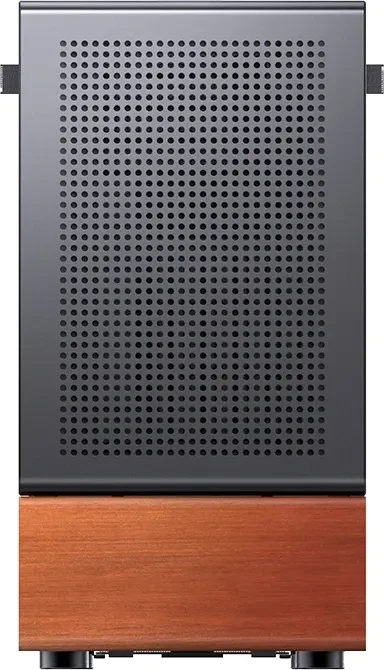 Jonsbo T7 Black, schwarz/braun, Glasfenster