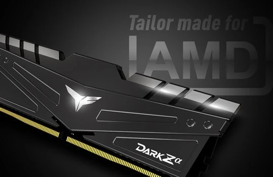 TeamGroup T-Force Dark Zα schwarz UDIMM 16GB Kit, DDR4-4000, CL18-22-22-42, 1RX8