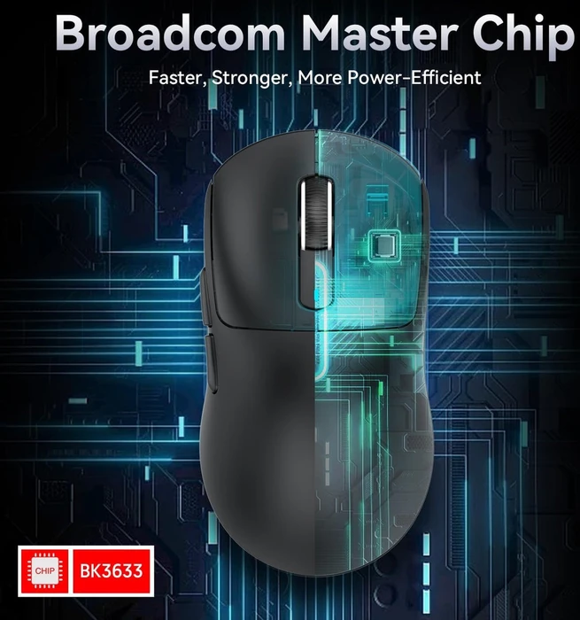 Attack Shark X3 Wireless Gaming Mouse schwarz, USB/Bluetooth