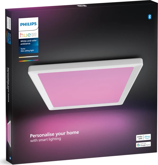 Philips Hue White and Color Ambiance Tento LED-Panel eckig 39.5x39.5cm weiß