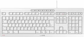 Cherry Stream Keyboard 2019, weiß/grau, USB, DE (JK-8500DE-0)