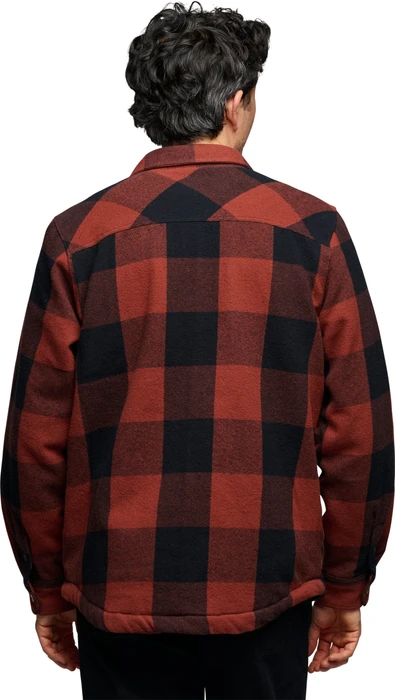 Black Diamond Project Lined Flannel Hemd langarm iron red/black (Herren)