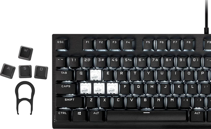 Corsair Pro Keycap Mod Kit, Kunststoff (PBT) Double-Shot, schwarz, 105 Tasten, ISO-DE