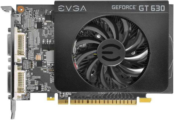 EVGA GeForce GT 630, 2GB DDR3, 2x DVI, Mini HDMI