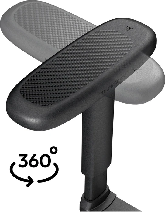 Thunder X3 SOLO 360 Modern Black Gamingstuhl, schwarz