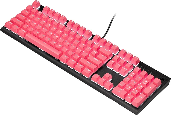 Corsair Pro Keycap Mod Kit, Kunststoff (PBT) Double-Shot, rosa, 105 Tasten, ISO-DE