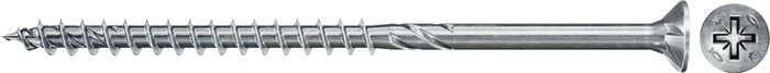 fischer PowerFast FPF II CZP BC 200 PZ2 Spanplattenschraube, 5x90mm, 200 Stück