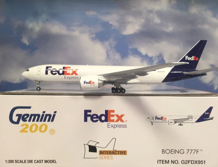 GeminiJets Federal Express FedEx Interactive Series Boeing 777LRF