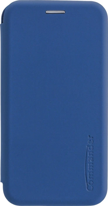 Peter Jäckel Commander Book Case Curve für Apple iPhone 12/12 Pro Maritim Blue