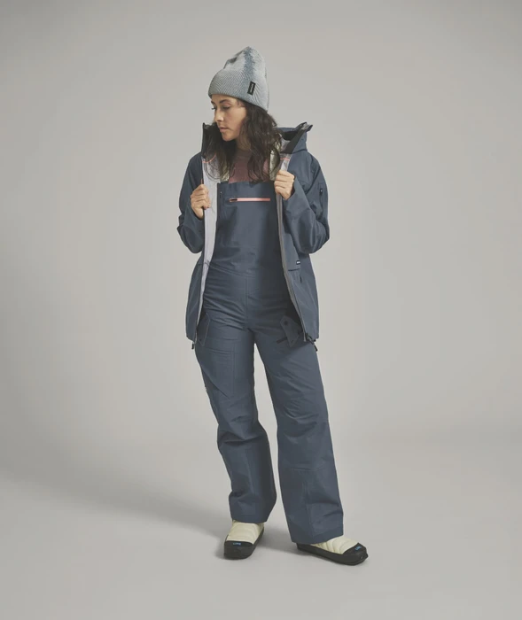 Ortovox Ravine Plus 3L Bib Skihose lang dark arctic grey (Damen)