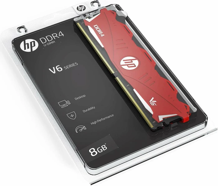HP V6 Series rot UDIMM 8GB, DDR4-2666, CL18-18-18-43, 1RX8