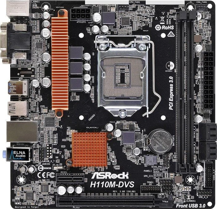 ASRock H110M-DVS R3.0 (Intel 1151)