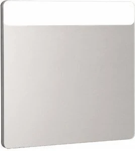 Geberit Option Square Lichtspiegel 70x65x3.5cm, Aluminium gebürstet