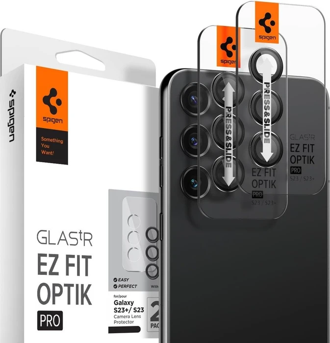 Spigen Optik Pro Lens Protector für Samsung Galaxy S23/S23+ schwarz