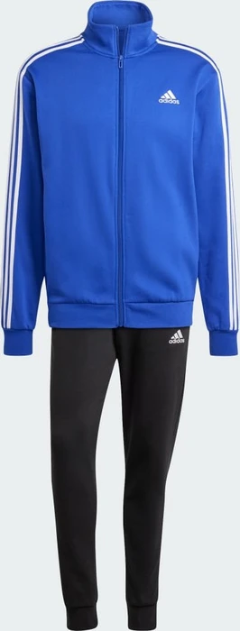 adidas Basic 3-Streifen Fleece Trainingsanzug semi lucid blue (Herren)