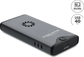 DeLOCK Externes Gehäuse für M.2 NVMe SSD, USB4