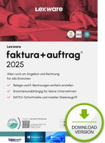 Lexware Faktura + Auftrag 2025 Jahresversion, ESD (deutsch) (PC) (08871-2046)