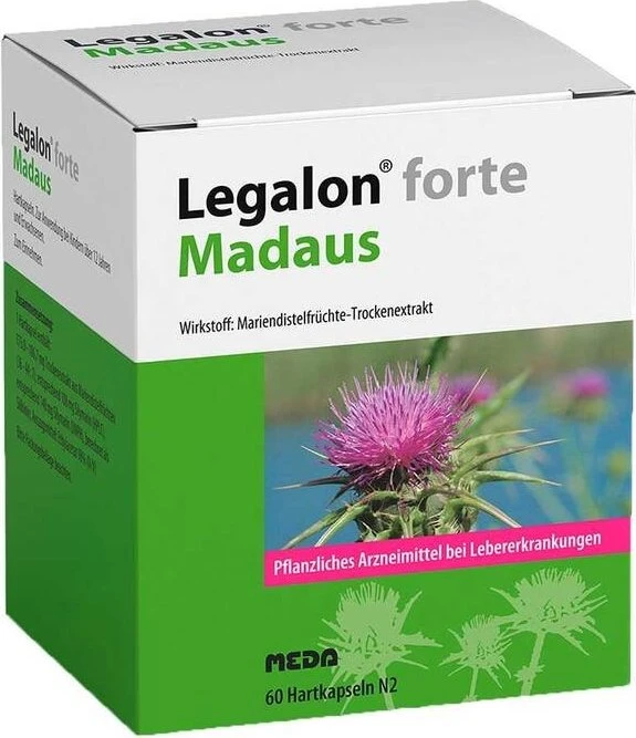 Legalon forte Madaus Hartkapseln, 60 Stück