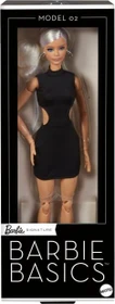Mattel Barbie - Basics - Modell 2 mit blonden Haaren in Schwarzem Kleid und Gladiatorstiefeln