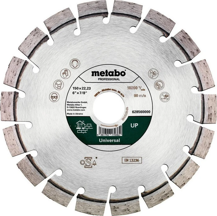 Metabo Professional UP Diamanttrennscheibe, 150x2.4x22.23mm, 1 Stück