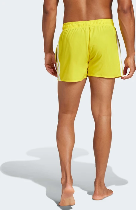 adidas 3-Streifen 3-Inch Badeshorts gelb/weiß (Herren)