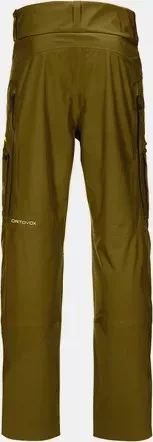 Ortovox 3L Deep Shell Hose lang green moss (Herren)