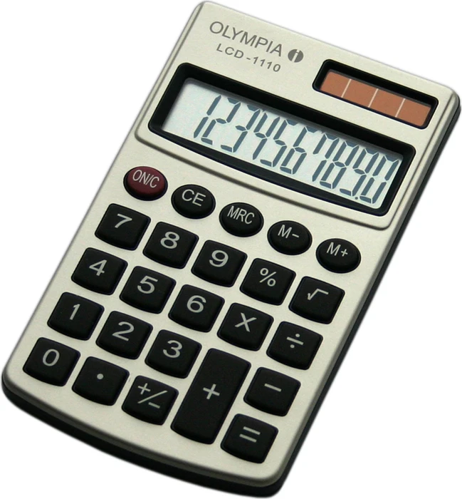 Olympia LCD 1110, silber