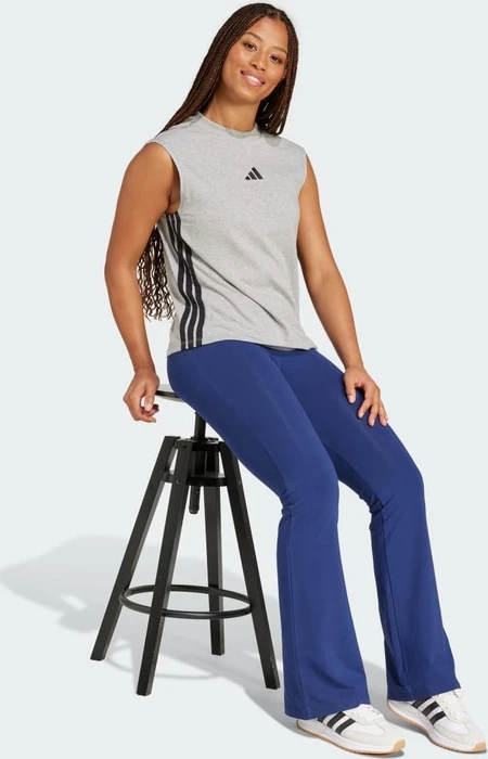 adidas Originals Rib Flared Leggins Hose lang dark blue/white (Damen)