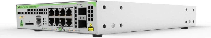 Allied Telesis CentreCOM GS970M Desktop Gigabit Managed Switch, 8x RJ-45, 2x SFP, 124W PoE+