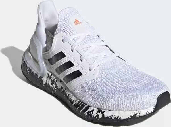 adidas Ultraboost 20 cloud white/core black/signal coral (Damen)
