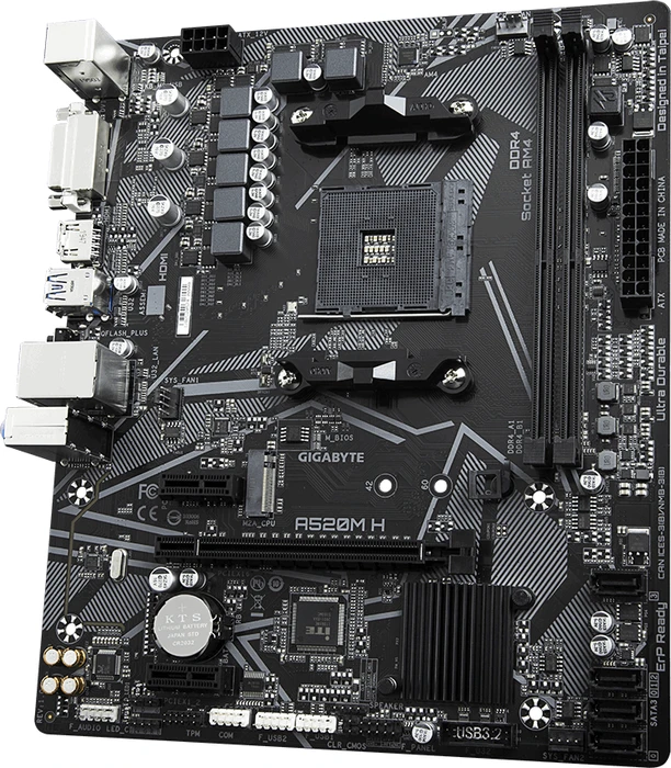GIGABYTE A520M H (AMD AM4)