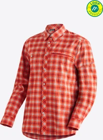 Maier Sports Kasen Hemd langarm red check (Herren)
