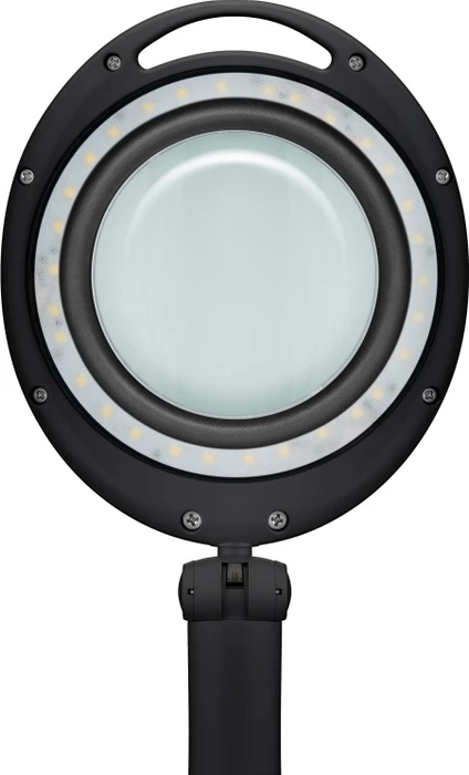 Wentronic Goobay LED-Stand-Lupenleuchte, 6W, 1.75x, 3 Dioptrien schwarz