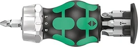 Wera Kraftform Kompakt Stubby Magazin RA 4 Bitset, 6-tlg.