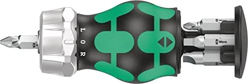 Wera Kraftform Kompakt Stubby Magazin RA 4 Bitset, 6-tlg.