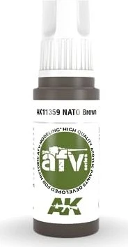 AK-Interactive 3rd Gen Acrylic Colors AFV Series nato brown, 17ml