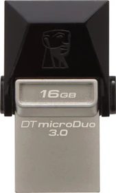 Kingston DataTraveler microDuo 16GB, USB-A + USB Micro-B, USB 3.2 Gen 1×1, USB 2.0