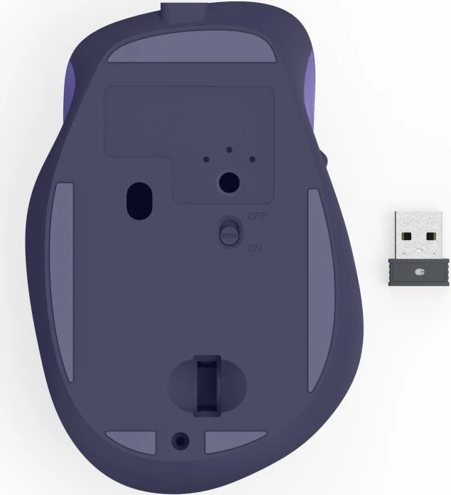 Hama MW-500 Ergonomic Silent Wireless blau, USB