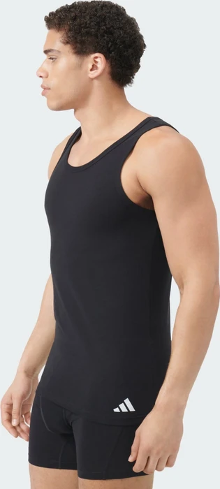 adidas Active Flex Tanktop Unterhemd, 2 Stück Shirt ärmellos schwarz (Herren)
