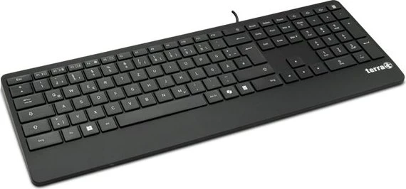 Wortmann Terra Keyboard 4000 Corded, schwarz, USB, DE