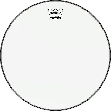 Remo Ambassador Clear Classic Fit 13"
