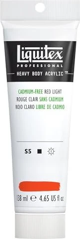 Liquitex Professional Heavy Body Acrylic cadmium-free red light, 138ml