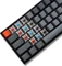 Keychron K6, 65%, LEDs weiß, hot-swap, schwarz/grau, Gateron BROWN, USB/Bluetooth, DE Vorschaubild