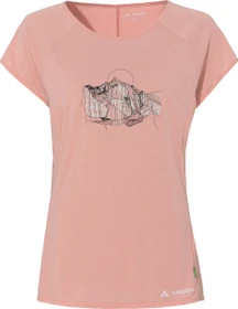 Vaude Tekoa II Funktionsshirt kurzarm soft rose (Damen)