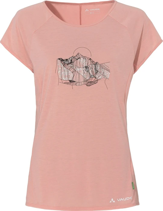 Vaude Tekoa II Funktionsshirt kurzarm soft rose (Damen)