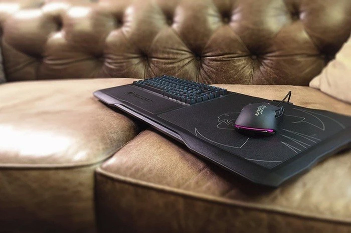 Roccat Sova MK Gaming Lapboard, schwarz, LED blau, TTC BROWN, USB, DE
